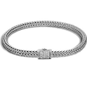 John Hardy Classic Chain 5mm Diamond Bracelet